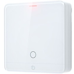Funk-Temperatur- und Luftfeuchtigkeitssensor, inkl. Thermostat, IP31, weiß