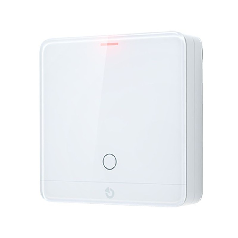 Funk-Temperatur- und Luftfeuchtigkeitssensor, inkl. Thermostat, IP31, weiß
