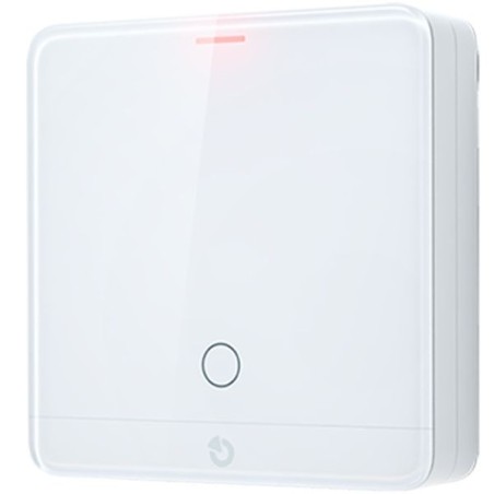 Funk-Temperatur- und Luftfeuchtigkeitssensor, inkl. Thermostat, IP31, weiß