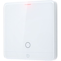 BUS-Temperatur- und Luftfeuchtigkeitssensor, inkl. Thermostat, IP31, weiß
