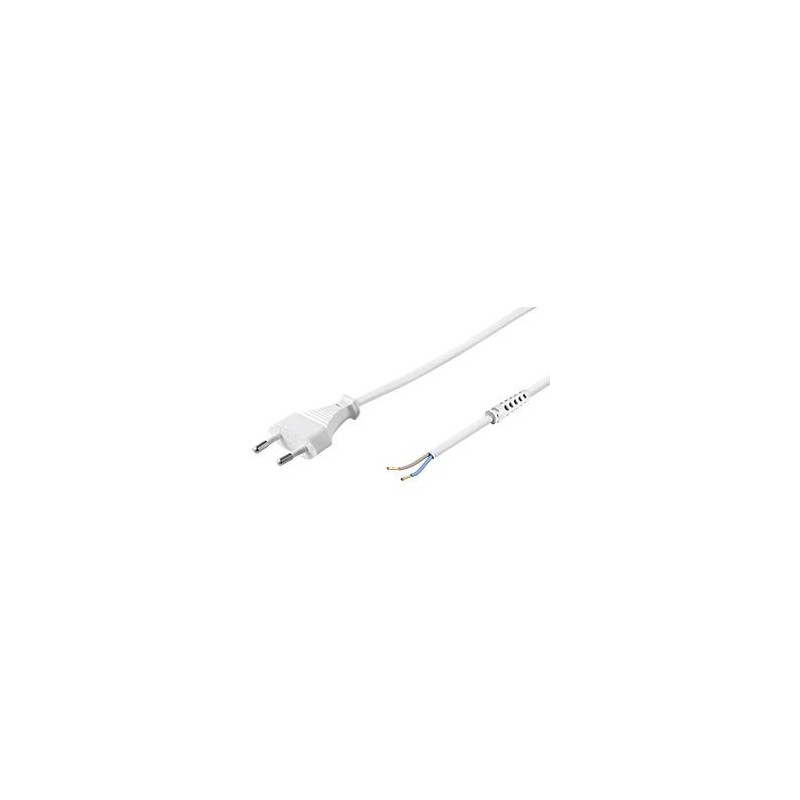 Netzkabel mit Eurostecker, weiß