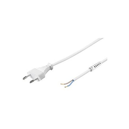 Netzkabel mit Eurostecker, weiß