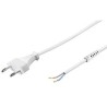 Netzkabel mit Eurostecker, weiß