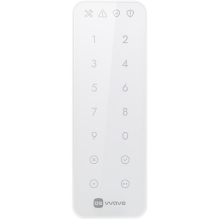 BeWave Funk-Codetastatur, 868 - 868,6 MHz, weiß