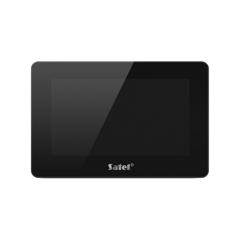 7" Touch-Screen-Bedienteil m. Mifare Leser, TFT-Display, schwarz