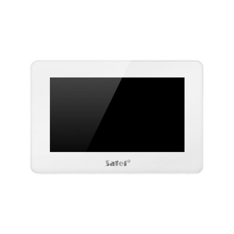 7" Touch-Screen-Bedienteil m. Mifare Leser, TFT-Display, weiß