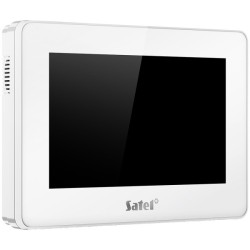 7" Touch-Screen-Bedienteil m. Mifare Leser, TFT-Display, weiß