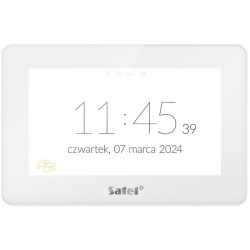 7" Touch-Screen-Bedienteil m. Mifare Leser, TFT-Display, weiß