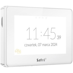 7" Touch-Screen-Bedienteil m. Mifare Leser, TFT-Display, weiß