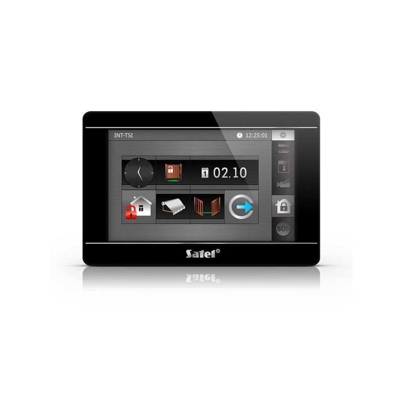 Integra Touch-Screen-Bedienteil 7", schwarz