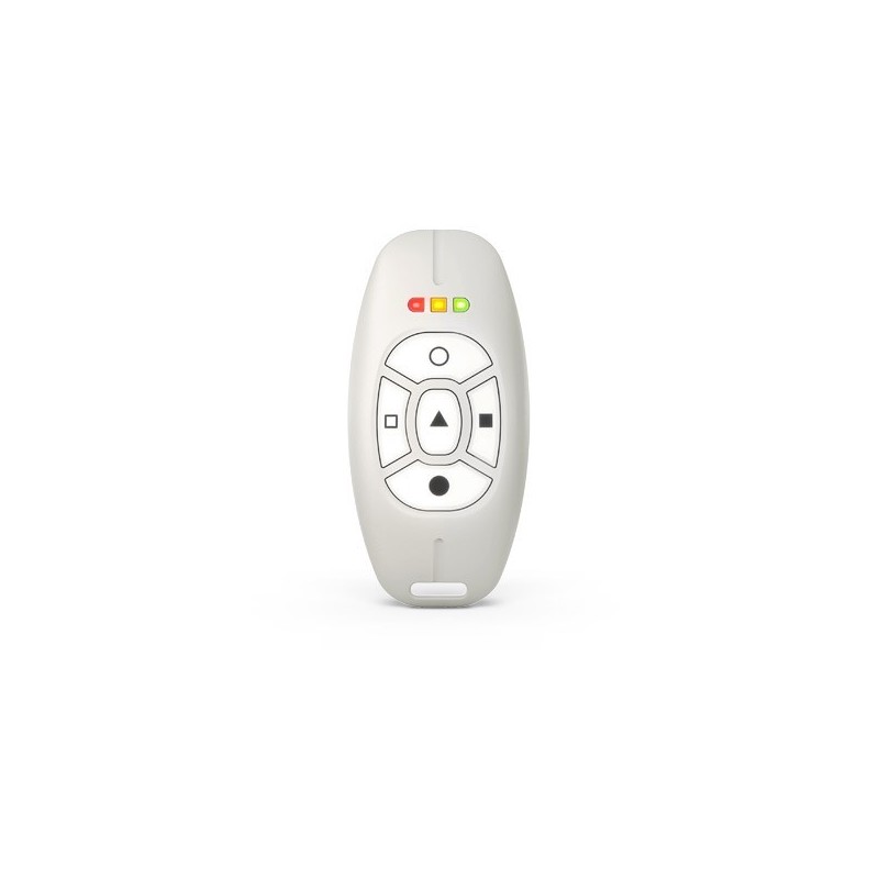 Handsender, bidirektional, 3 LEDs, hellgrau