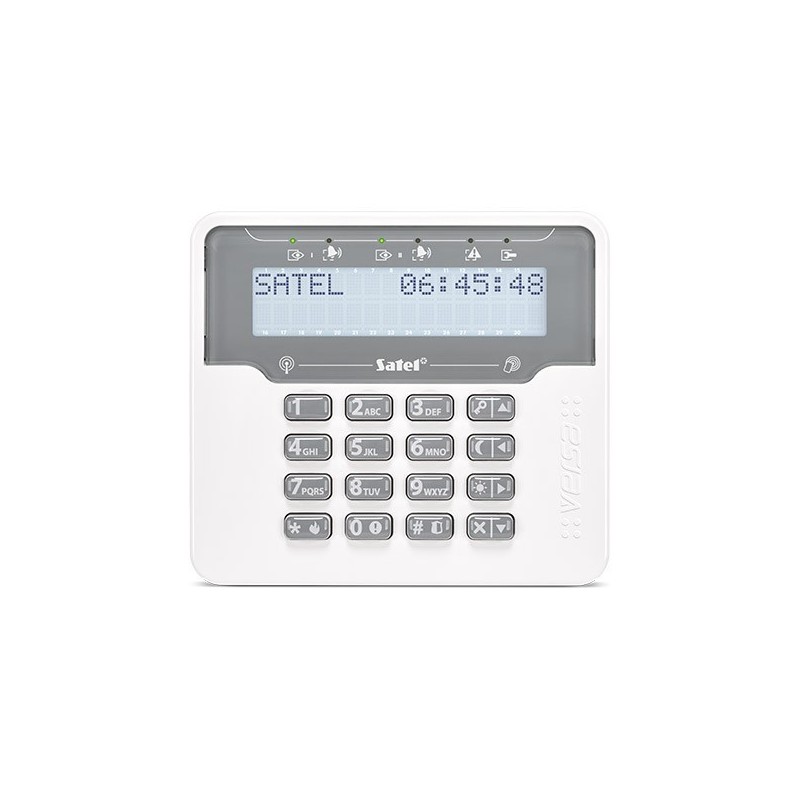 Versa Funk-LCD-Bedienteil, weiß/grau