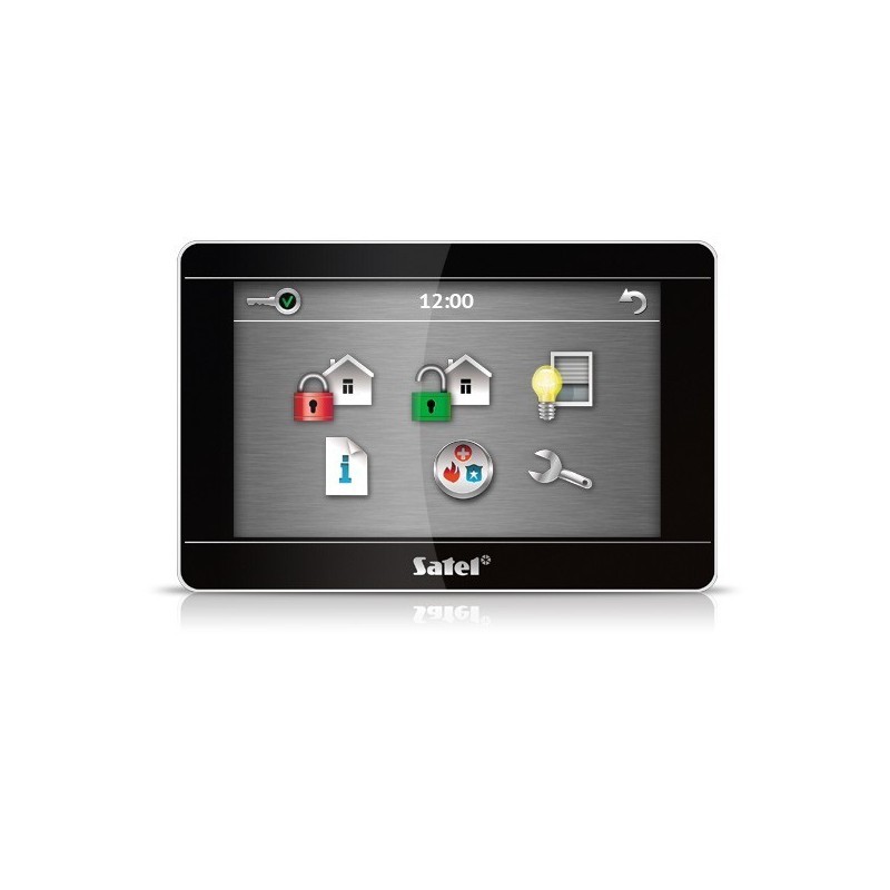 Bedienteil, 7" Touchscreen, schwarz-silber