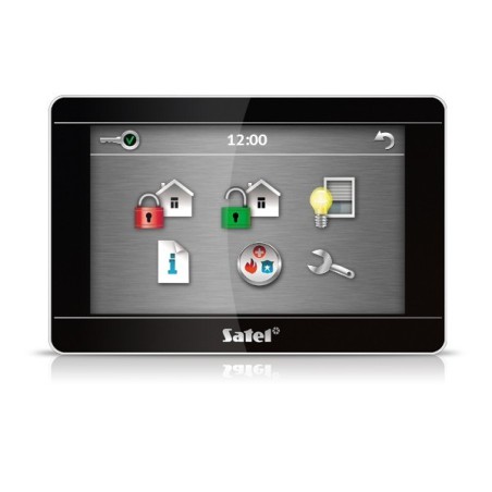 Bedienteil, 7" Touchscreen, schwarz-silber