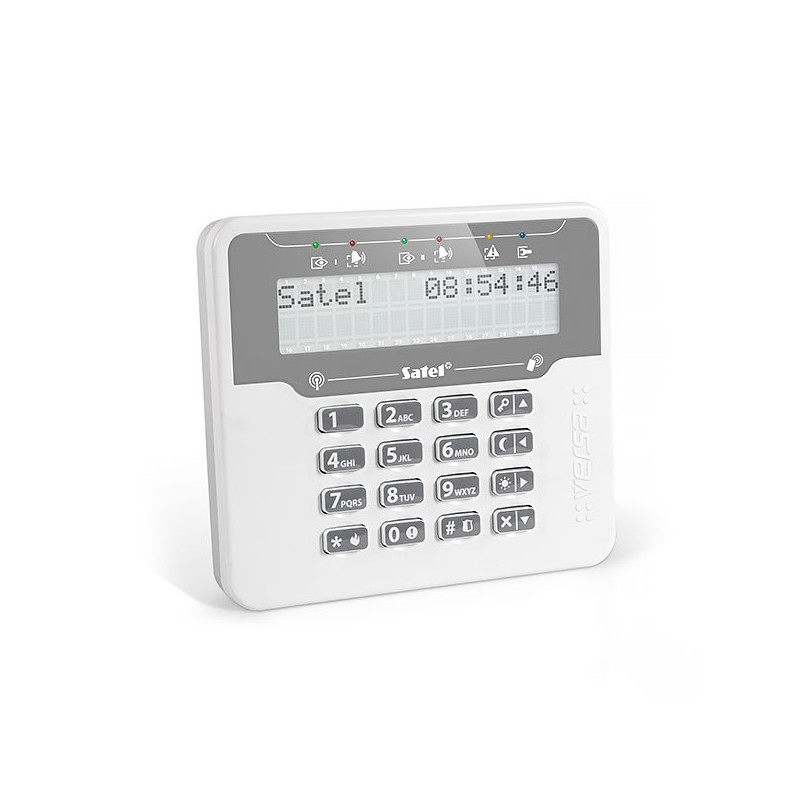Versa Funk-LCD-Bedienteil, weiß-grau