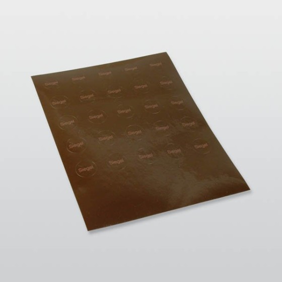 Klebeplombe 11mm - Braun