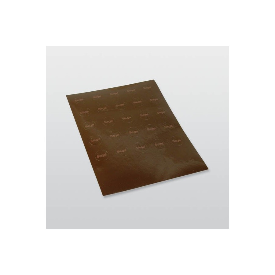 Klebeplombe 11mm - Braun
