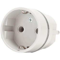 Funk-Schuko-Steckdose, Typ E, 868 MHz, 4 Kanäle, weiß