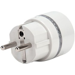 Funk-Schuko-Steckdose, Typ E, 868 MHz, 4 Kanäle, weiß