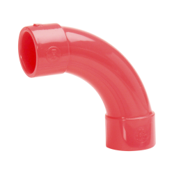 25 mm 90° langer Kurvenradius, rot (10 St.)
