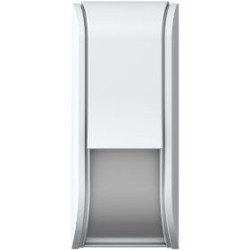 PIR-Vorhang-Bewegungsmelder, 12x2,4 m, IP55, außen, Haustierimmun, weiß