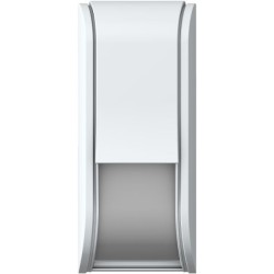 Dual-PIR/MW-Vorhang-Bewegungsmelder, 12x2,4 m, IP55, außen, Haustierimmun, weiß