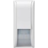 Dual-PIR/MW-Vorhang-Bewegungsmelder, 12x2,4 m, IP55, außen, Haustierimmun, weiß