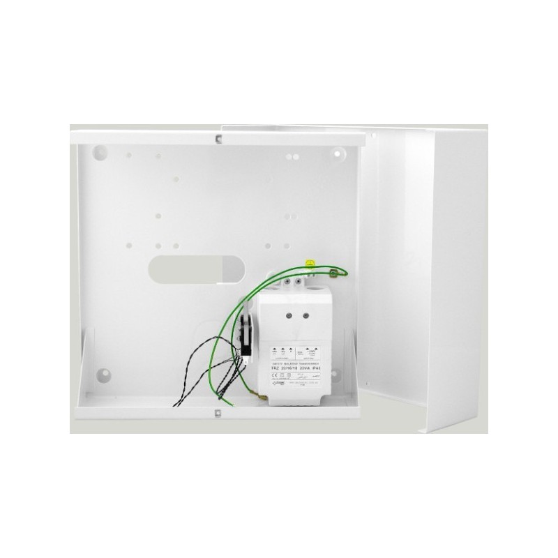 Zentralengehäuse Metall, AC/AC Trafo, 40VA, 18V AC