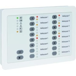 LED-Bedienteil BC 08/16-D - AP-Ausführung, Kunststoffgehäuse, weiß