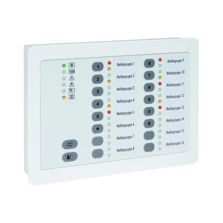 LED-Bedienteil BC 08/16-D - AP-Ausführung, Kunststoffgehäuse, weiß