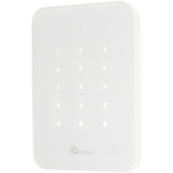 Funk-Bedienteil-Set, 868 MHz, Touch-Tastatur, Summer, Leser, inkl. 4 RFID-Schlüsselanhänger, Grad 2, weiß