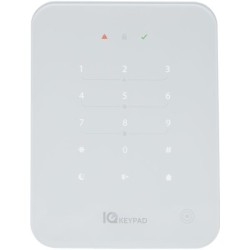 Funk-Bedienteil-Set, 868 MHz, Touch-Tastatur, Summer, Leser, inkl. 4 RFID-Schlüsselanhänger, Grad 2, weiß