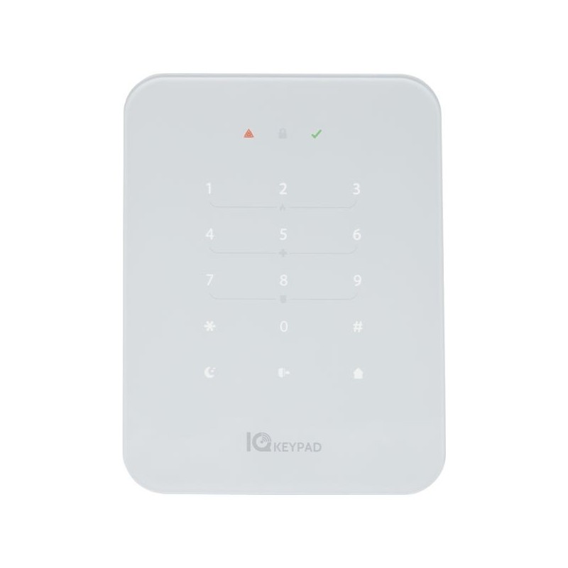 Funk-Bedienteil, 868 MHz, Touch-Tastatur, Summer, Grad 2, weiß