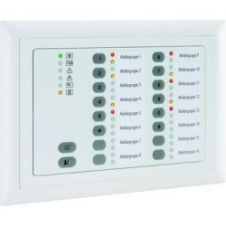 LED-Bedienteil BC 08/16-D - UP-Ausführung, Rahmen, weiß