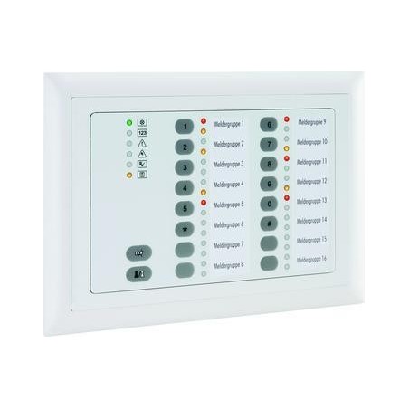 LED-Bedienteil BC 08/16-D - UP-Ausführung, Rahmen, weiß