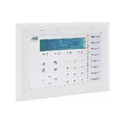 LCD-/LED-Bedienteil BC 85-D - UP-Ausführung, Rahmen weiß, Folie weiß