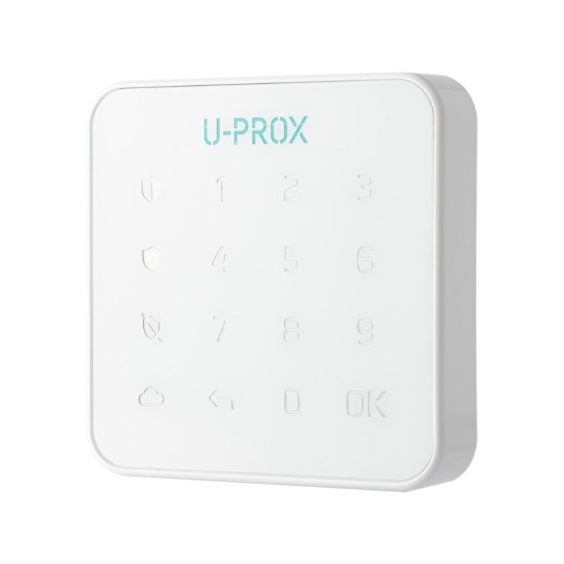 Bedienteil, Tastatur, 1 Bereich, 868 - 868,6 MHz, weiß