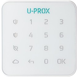 Bedienteil, Tastatur, 1 Bereich, 868 - 868,6 MHz, weiß