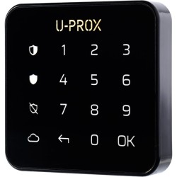 Bedienteil, Tastatur, 1 Bereich, 868 - 868,6 MHz, schwarz