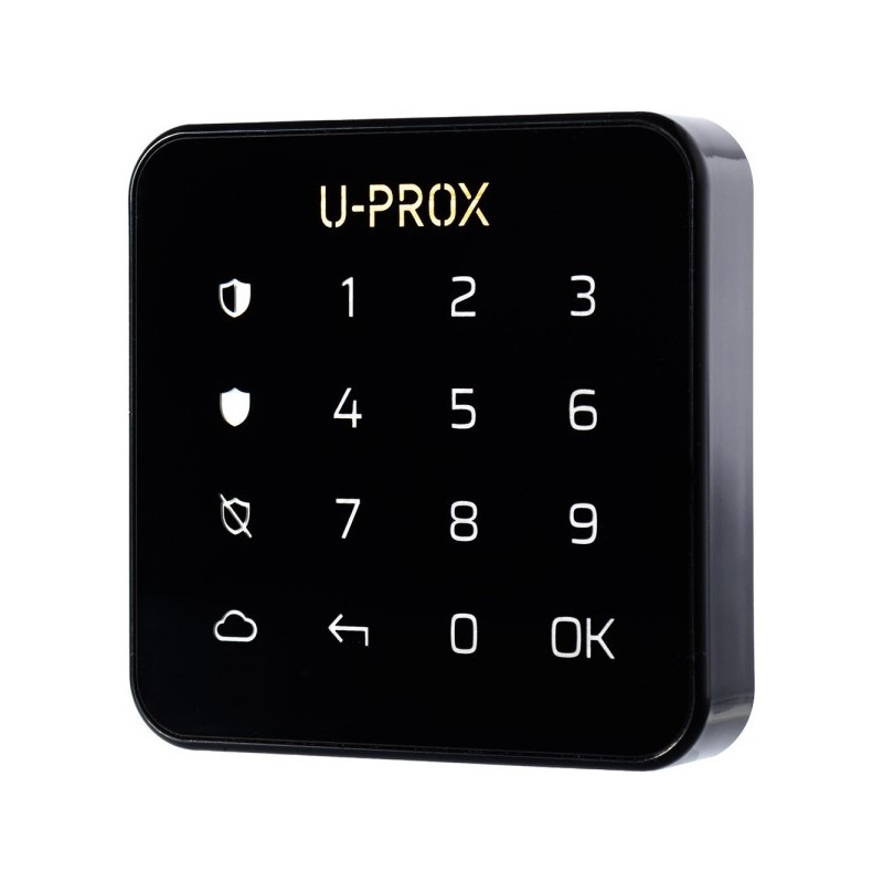 Bedienteil, Tastatur, 1 Bereich, 868 - 868,6 MHz, schwarz