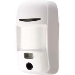 Funk-PIR-Kombi-Bewegungsmelder mit Kamera, 12m/88°, 868 - 868,6 MHz, Haustierimmun, weiß