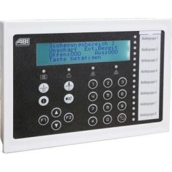 LCD-/LED-Bedienteil BC 85-D/L - AP-Ausführung,Gehäuse weiß,Folie schwarz