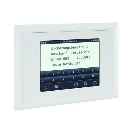 Farb-Touch-Panel BC 230-D - UP-Ausführung, Rahmen weiß