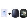 XPR Set: Controller VI200 & Tastaturleser 125KHz, Metalltasten, weiß, Unterputz