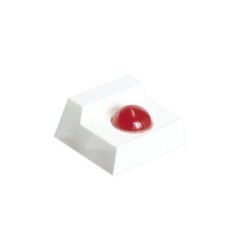 Optische Anzeige, rote LED, IP40, weiß, Wand