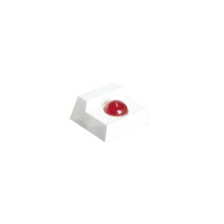 Optische Anzeige, rote LED, IP40, weiß, Wand