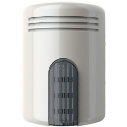 Standalone Funk-Außensirenen-Set, graue Kalotte, weiß, inkl. Transceiver-Modul