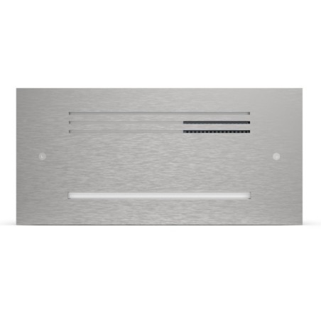 GIUDECCA Frontplatte, Metall, silber