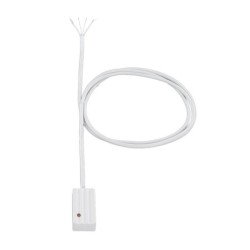 Verkabelter Glasbruchsensor, 6m Kabel, Grad 2, VdS B, IP67, weiß, für Verbundglas