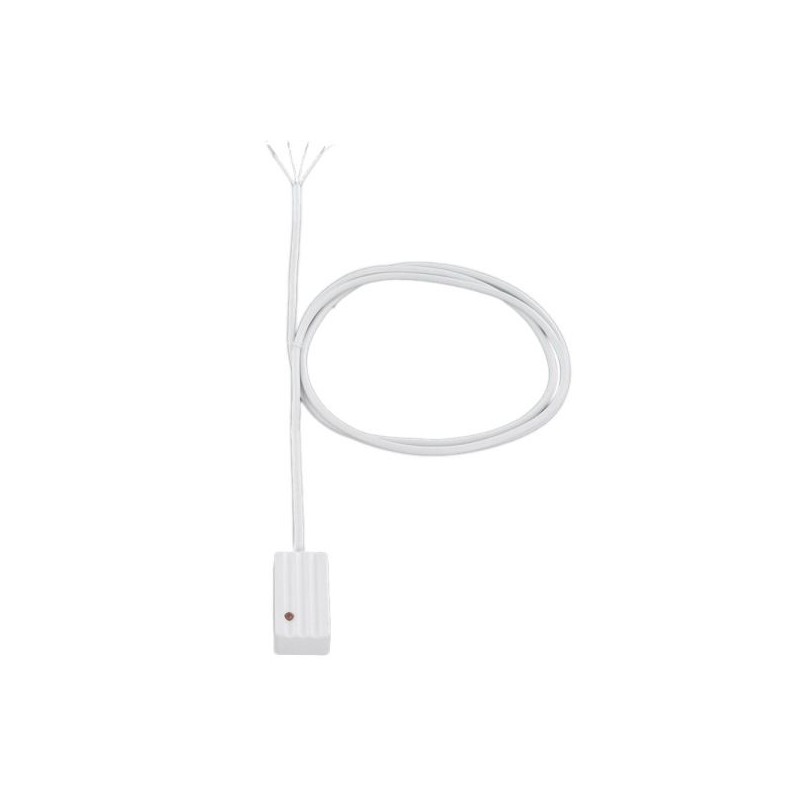 Verkabelter Glasbruchsensor, 6m Kabel, Grad 2, VdS B, IP67, weiß, für Verbundglas